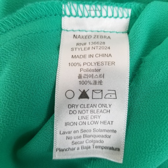 Naked Zebra L Tiered Scalloped with Adjustable Str - Picture 8 of 8